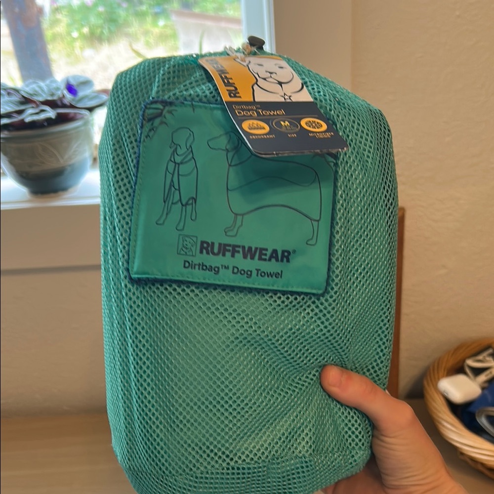 RuffWear Dog Towel in Aqua